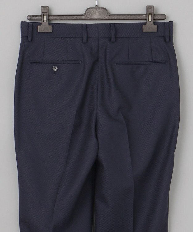 GOTAIRIKU 【御幸毛織】ドライスピナーツイルストレッチスーツ_ネイビー格子 ネイビー系8