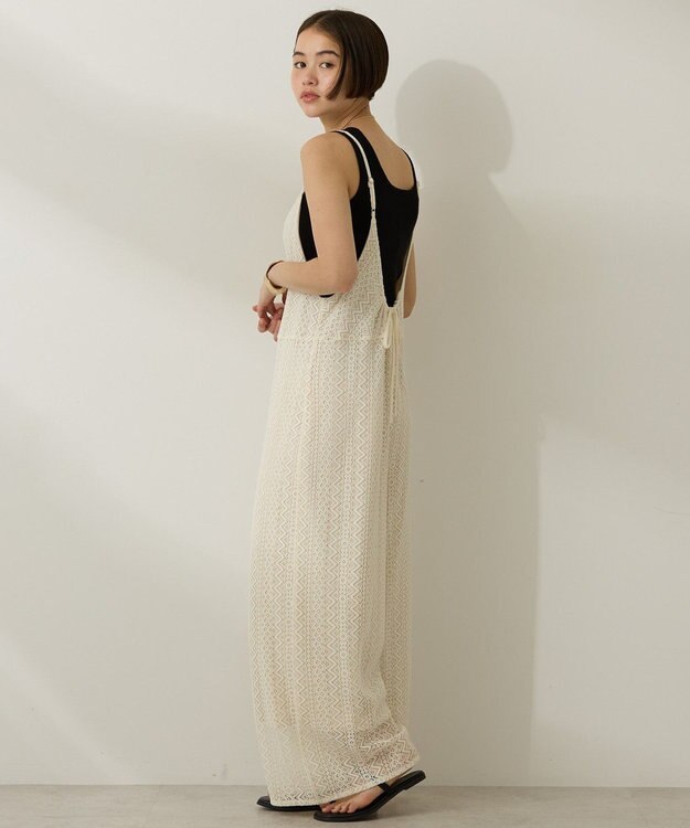 AMERICAN HOLIC レースキャミサロペット【WEB限定カラー有り】 Ivory