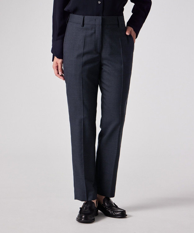 Paul Smith マイクロ ハウンドトゥース テーパードパンツ ネイビー