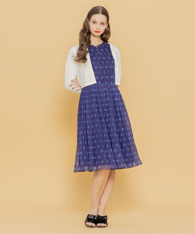 TOCCA 【洗える！】LADY BIRD フーディーボレロ アイボリー系