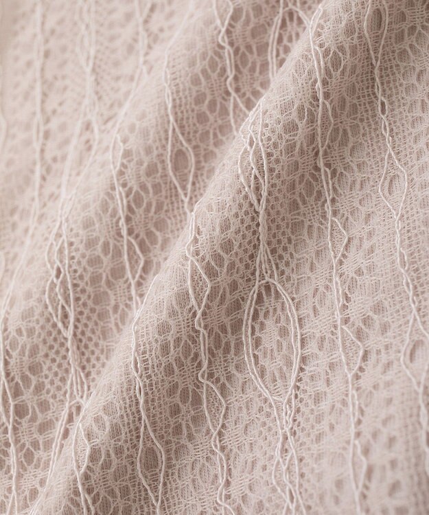 earth music&ecology レースドッキングプルオーバー Pink