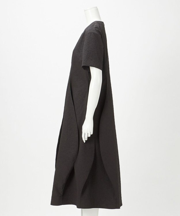 23区 S 【R(アール)】フラワーフクレジャガード ワンピース ブラック系