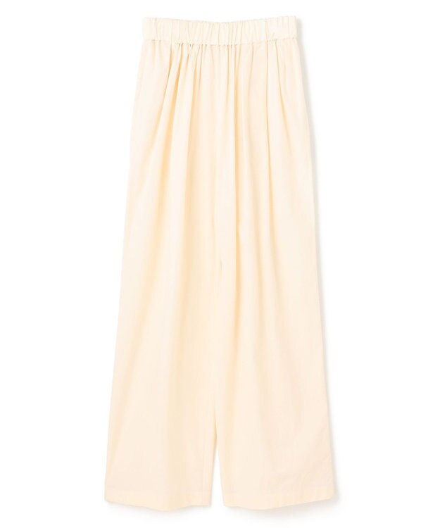 BEIGE， 【洗える・CLUEL 5月号掲載】MALLOW / コットンイージーワイドパンツ Meringue