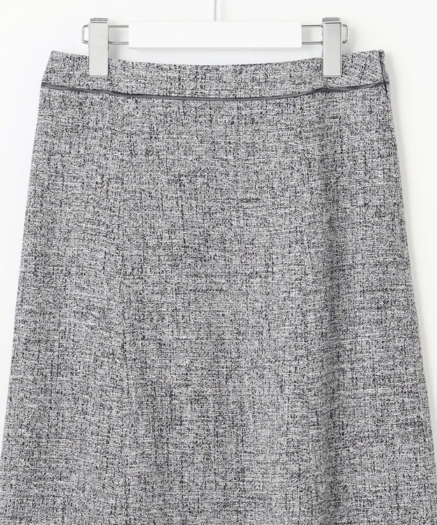 J.PRESS LADIES 【セットアップ対応】Light Tweed スカート ブラックMIX系6