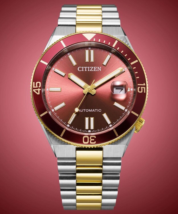 CITIZEN 【メカニカルウオッチ TSUYOSA】豊富なカラーバリエーションが人気の機械式腕時計 NJ0234-58X シルバー