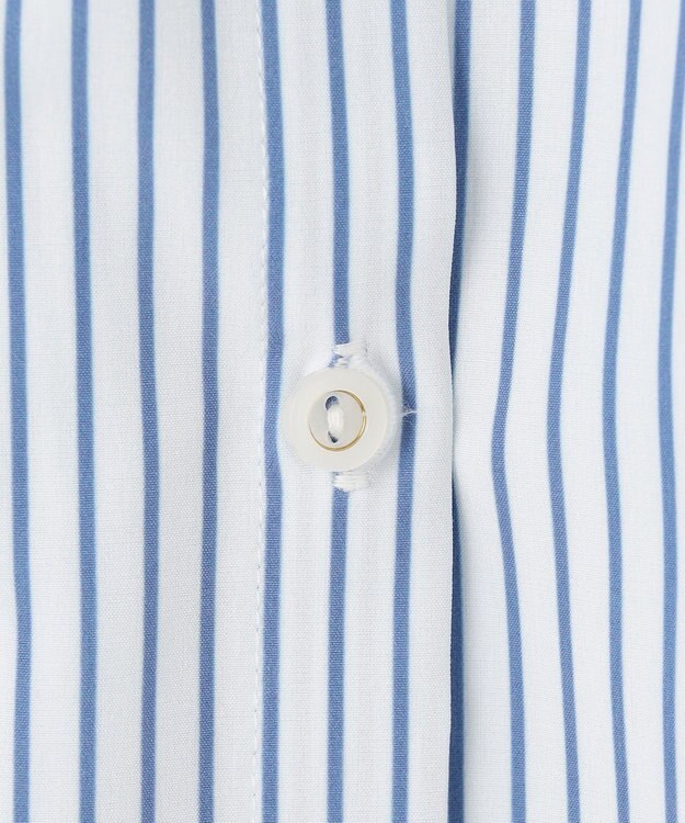 ANY SIS L 【接触冷感・UVカット】ラッシュガード シャツ ブルーストライプ