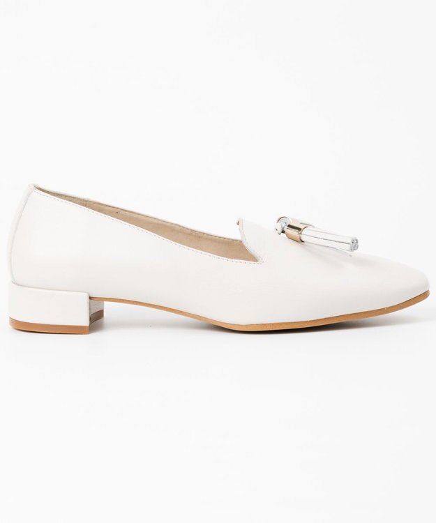 BONTRE 【BONTRE/ボントレ】レザータッセルローファー/30451-RS アイボリー