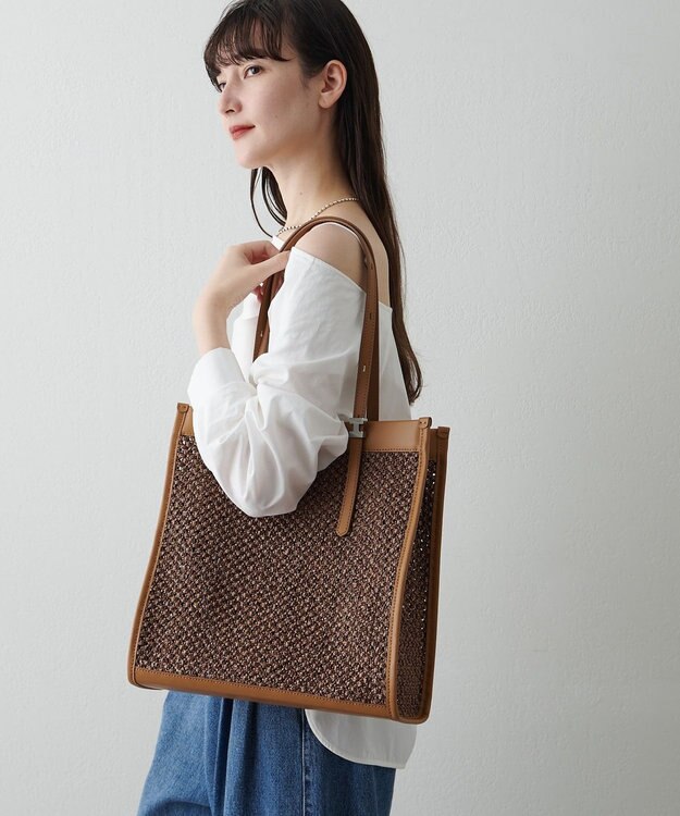 IACUCCI 【予約】ジュリエッタ RETE PAGLIA/RUGA キャメル