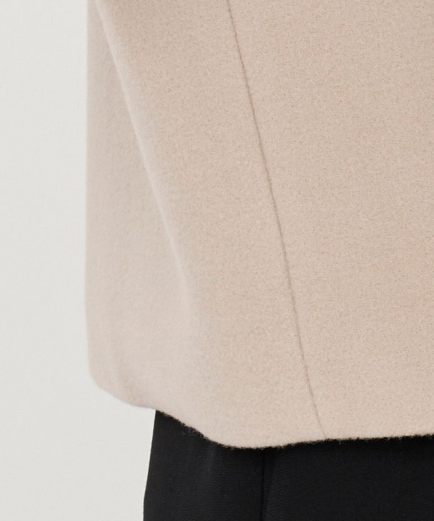 uncrave 【撥水】プルーフ メルトン スタンドネック コート（uncrave STANDARD） グレージュ