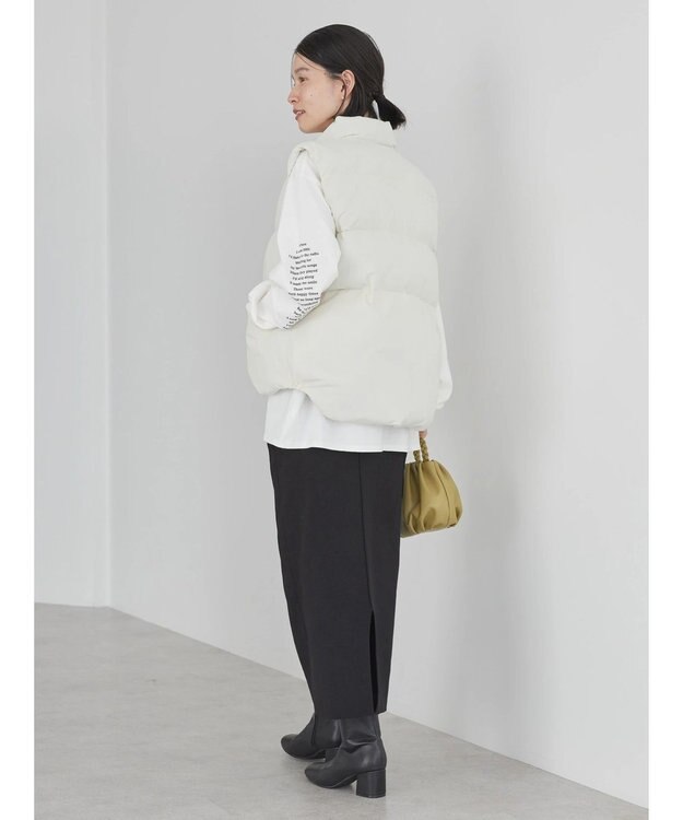 AMERICAN HOLIC キルポカリバーシブルショートベスト Ivory