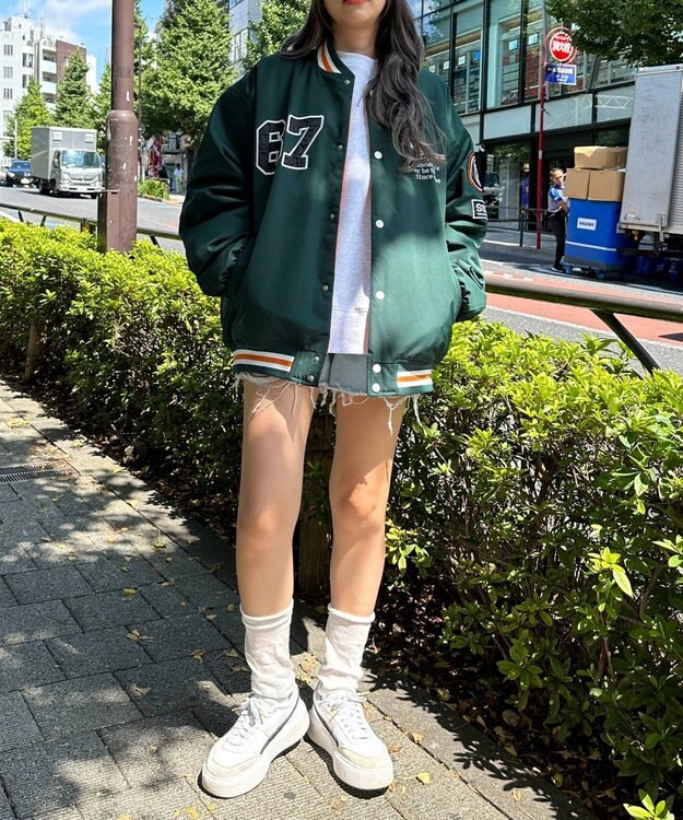 WEGO パテッドワッペンスタジャン ダークグリーン