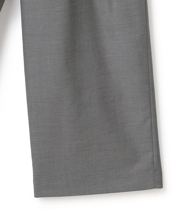 J.PRESS YORK STREET 【WOMEN】ハイウエストワイドパンツ ライトグレー系