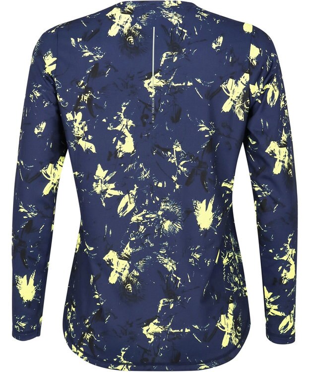 CW-X 【WOMEN】 CW-X トップス 【薄軽ランニングシャツ】 長袖 Ｕネック 吸汗速乾性(本体) レディース DLY159 /ワコール イエロー