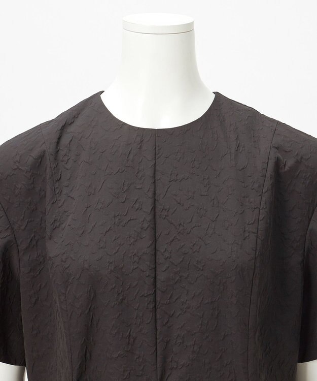 23区 S 【R(アール)】フラワーフクレジャガード ワンピース ブラック系