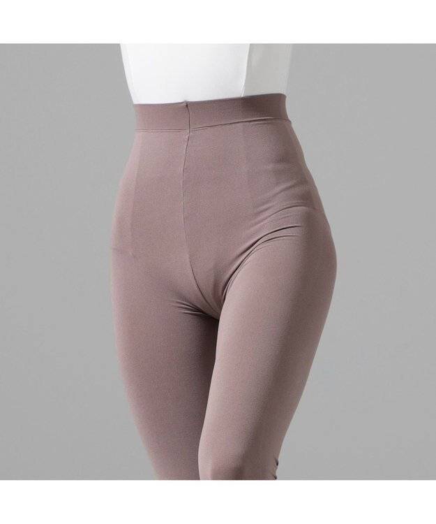 Chacott オーバータイツ（レギンス） グレイッシュライラック