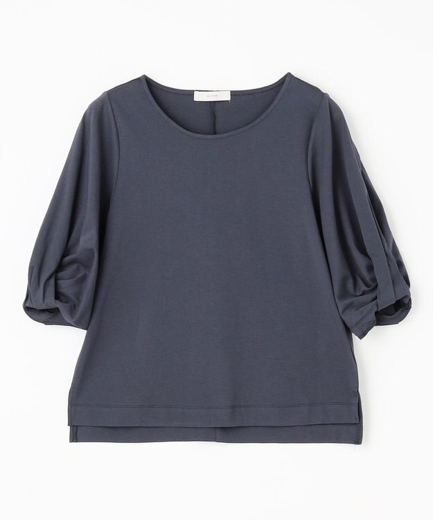 ANY シルケットスムース タックスリーブプルオーバー ネイビー