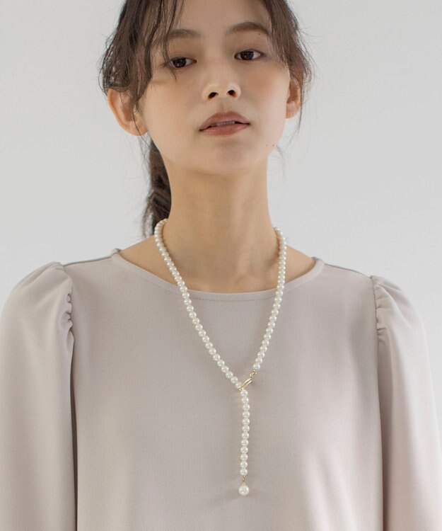 組曲 【好評につき追加販売】マルチWAYロングパールネックレス ゴールド系