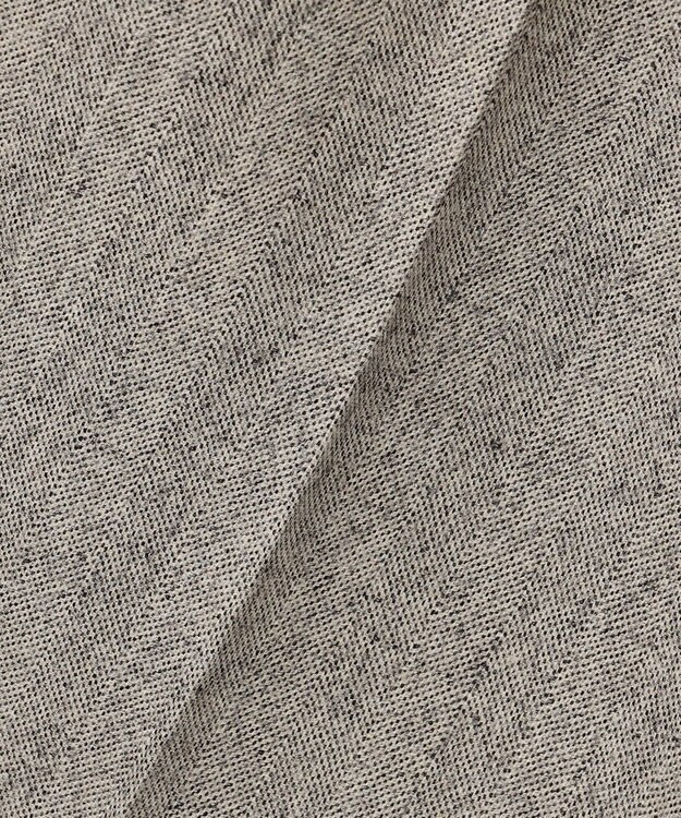 BEIGE， NATION / ウールヘリンボーンタックワイドパンツ C.Gray