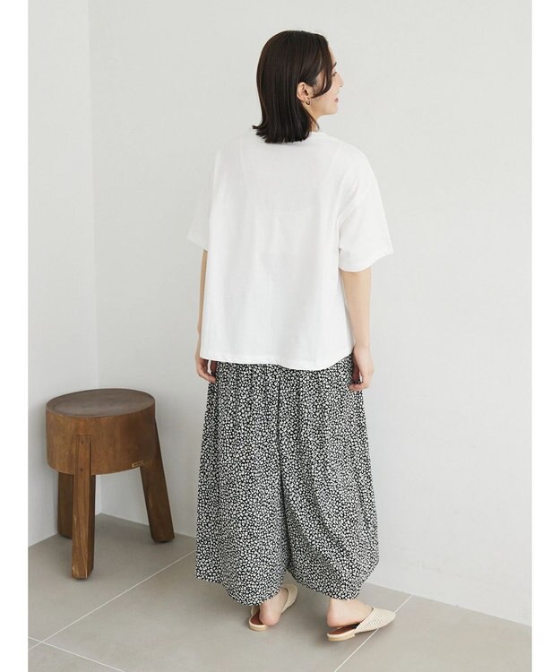 Green Parks エンブレムロゴボックスＴシャツ Off White