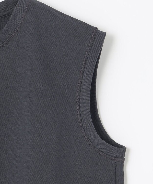 NAVE 【Nave　洗える】クリアジャージー ノースリーブ グレー系