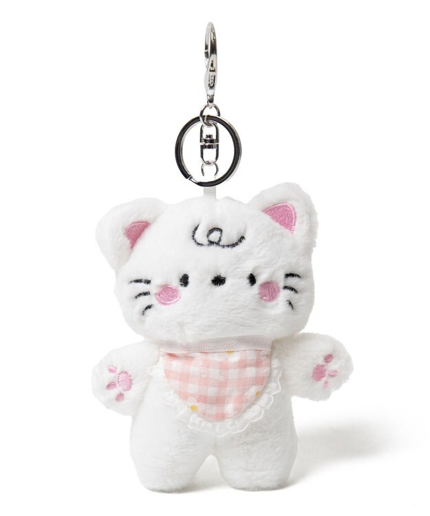 WEGO ばぶばぶあにまるぬいぐるみキーホルダー ホワイト