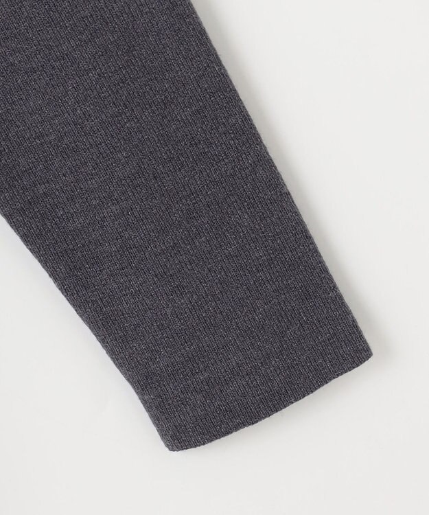 Feroux 【洗える】チュールコンビ プルオーバーニット ブラック系