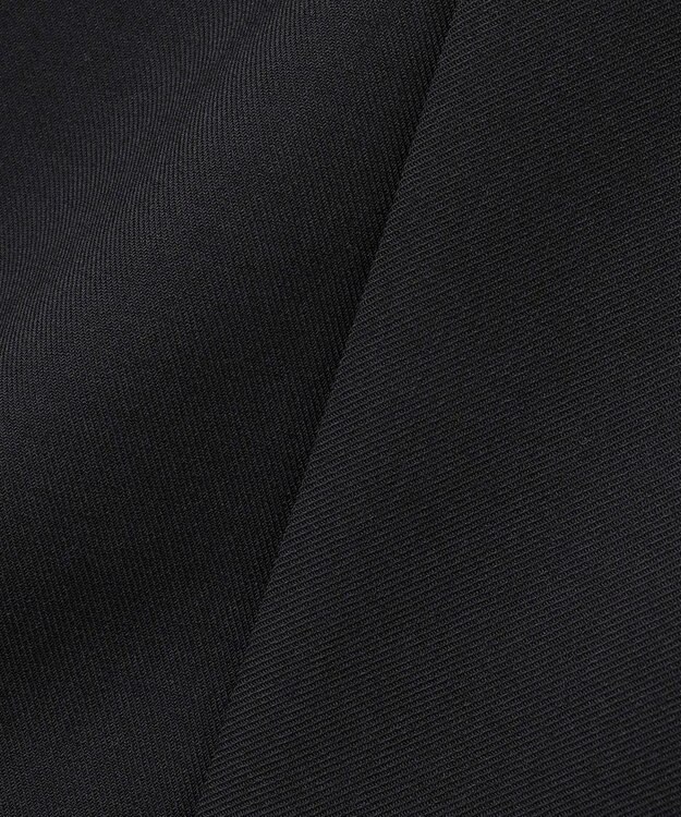 ICB L 【UVカット・洗える】ウール2WAYストレッチ Vネックベスト ブラック系