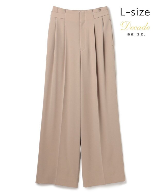 BEIGE， 【Lsize・セットアップ対応】CINDY / ハイウエストパンツ Taupe