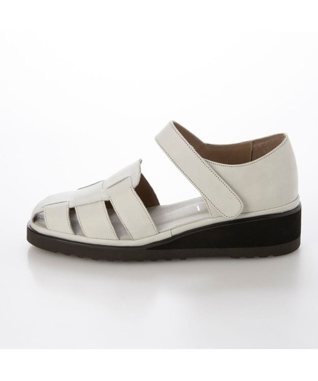 MODE ET JACOMO <D'ICI>ボリュームソールグルカサンダル アイボリー