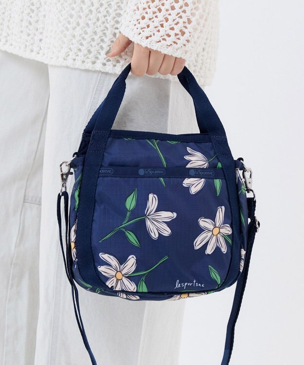LeSportsac SMALL JENNI/フローラルブルームズネイビー フローラルブルームズネイビー