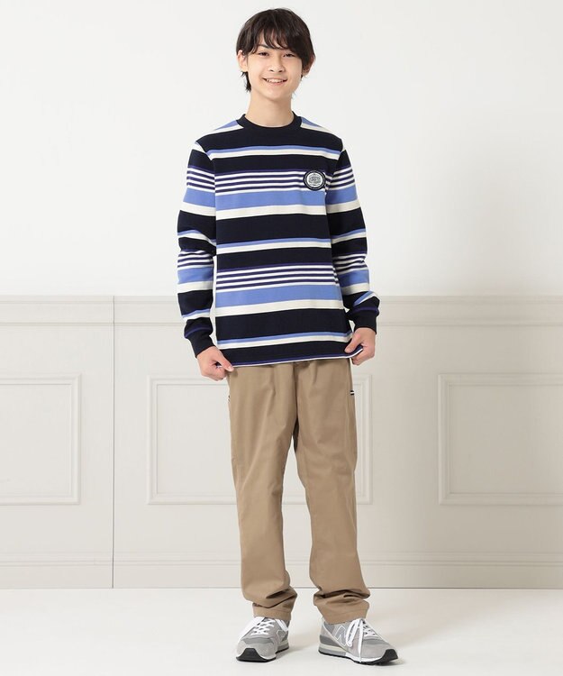 J.PRESS KIDS 裏付きライトツイル パンツ ベージュ系