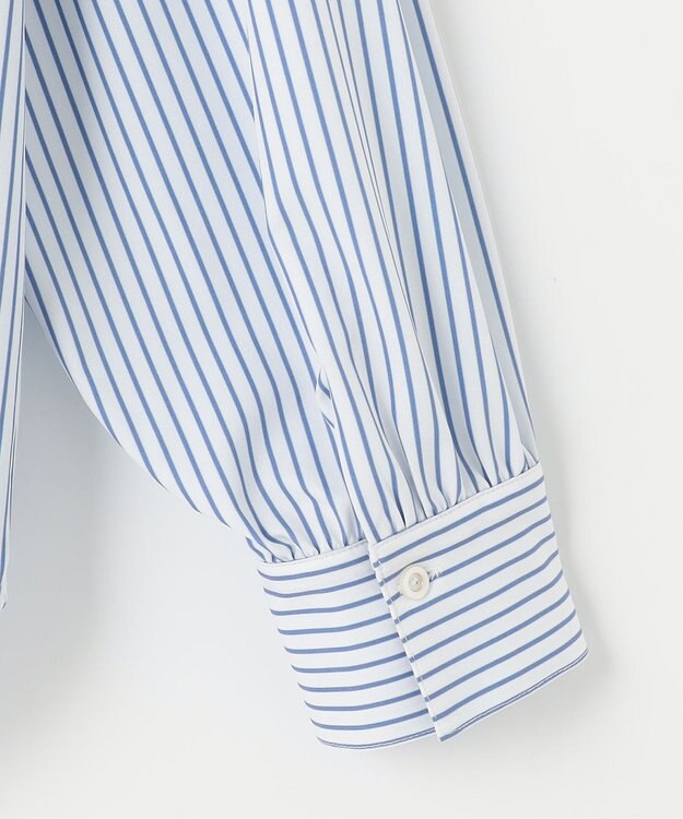 ANY SIS L 【接触冷感・UVカット】ラッシュガード シャツ ブルーストライプ