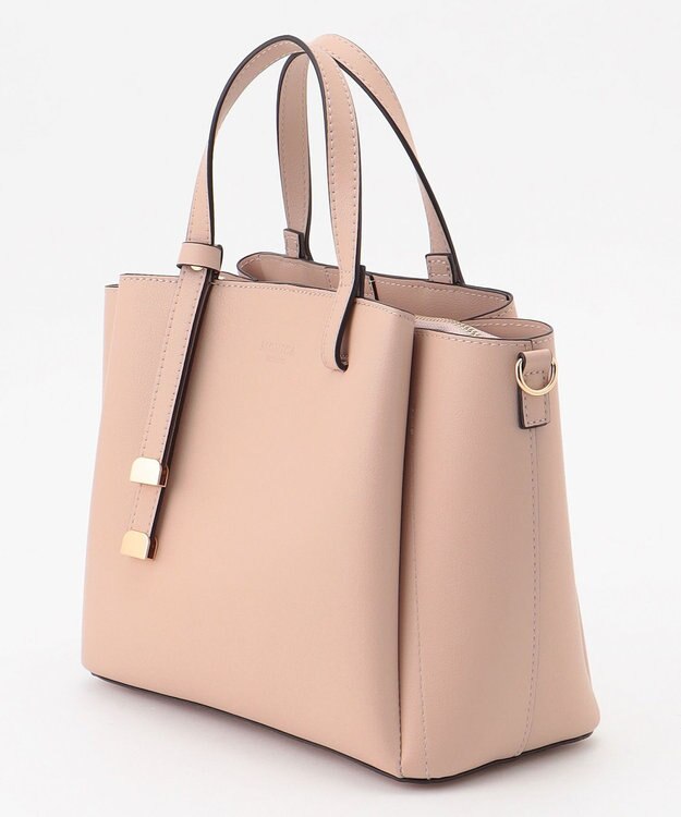 LA BAGAGERIE 【MONICA】ボウタイリボンハンドバッグ ピンク