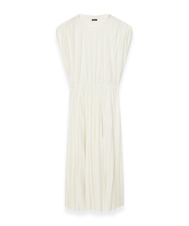 JOSEPH 【洗える】コットンプリッセ　ドレス Ivory