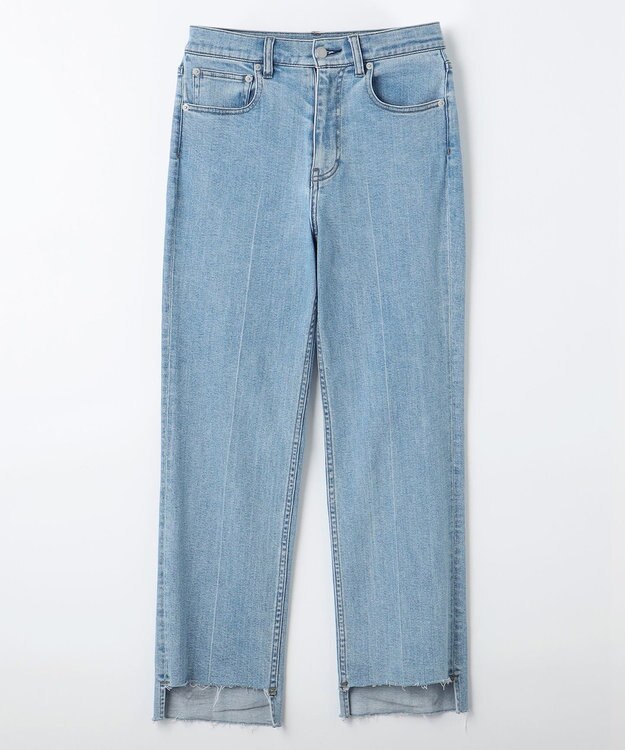 NAVE 【ReNAVE　洗える】ストレッチデニム スカイブルー