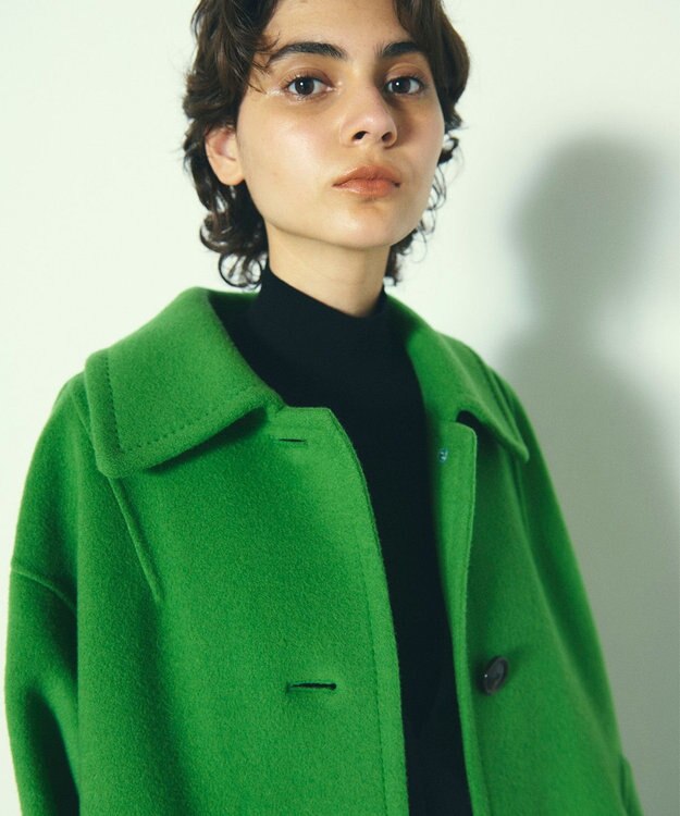 GRACE CONTINENTAL リバーコート グリーン