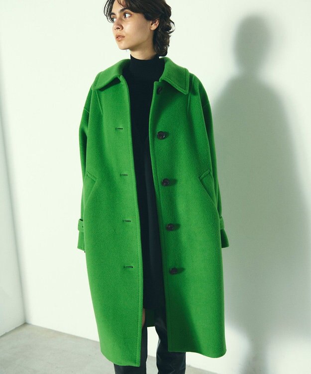 GRACE CONTINENTAL リバーコート グリーン