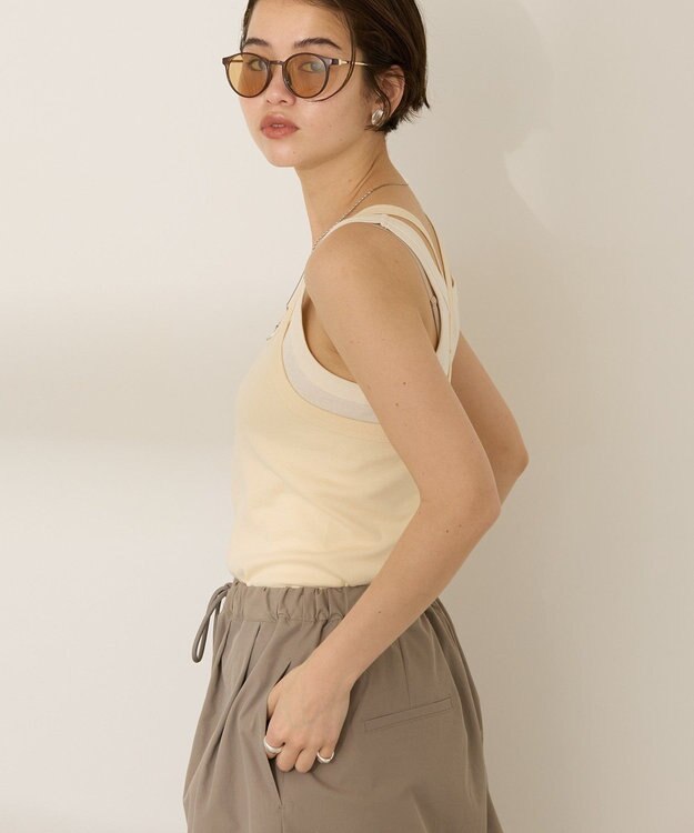 AMERICAN HOLIC 2点セット レイヤードタンクトップ Ivory