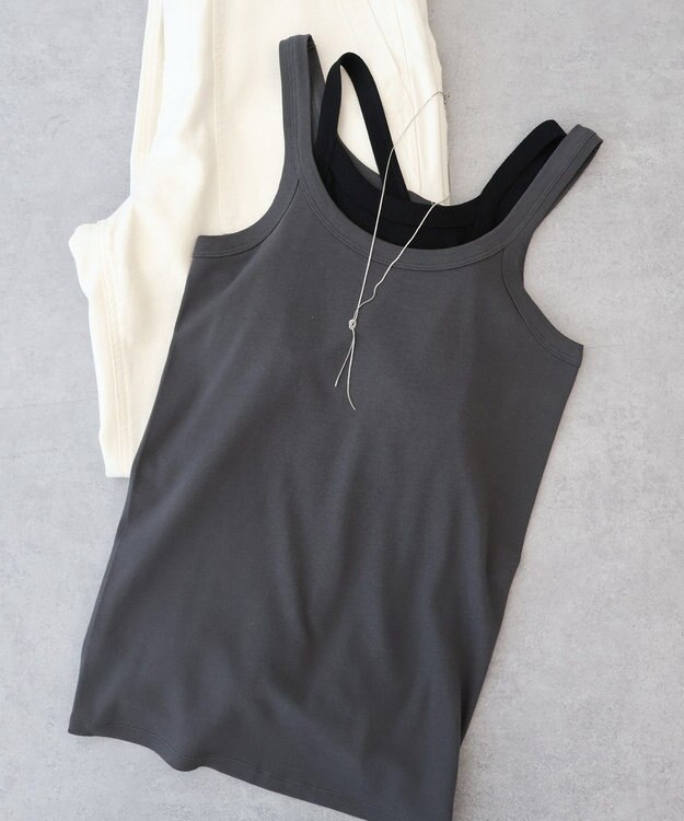 AMERICAN HOLIC 2点セット レイヤードタンクトップ Black