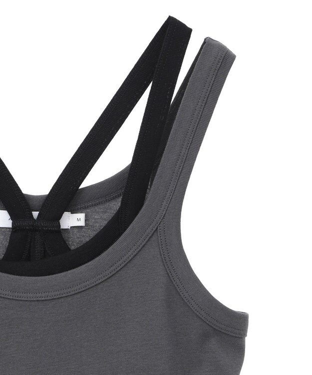 AMERICAN HOLIC 2点セット レイヤードタンクトップ Black