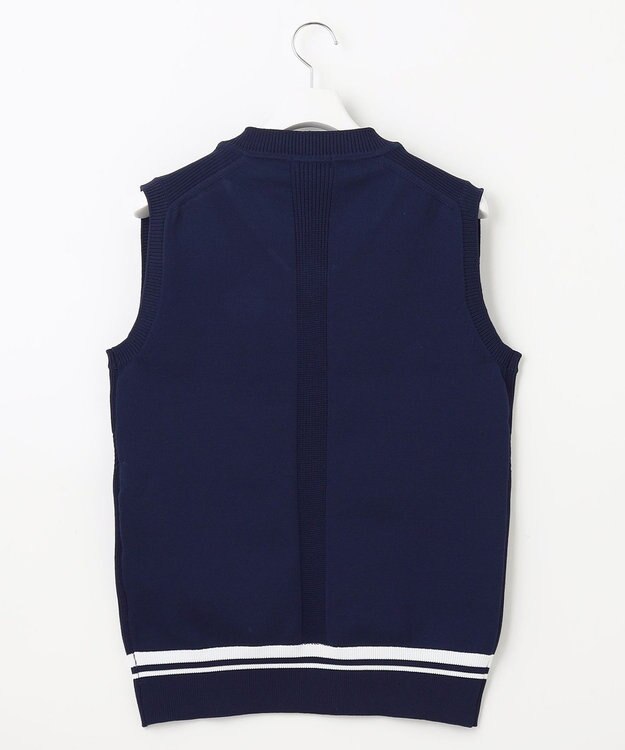 23区GOLF 【MEN】【ウォッシャブル】ニット ベスト ネイビー系