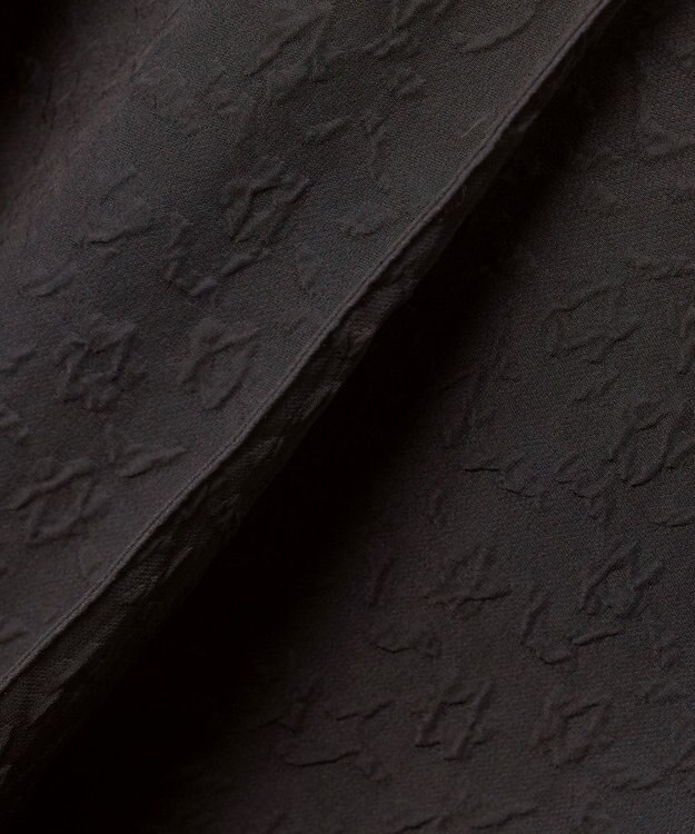 23区 S 【R(アール)】フラワーフクレジャガード ワンピース ブラック系