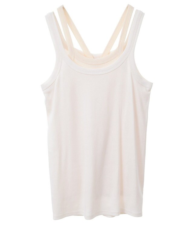 AMERICAN HOLIC 2点セット レイヤードタンクトップ Ivory