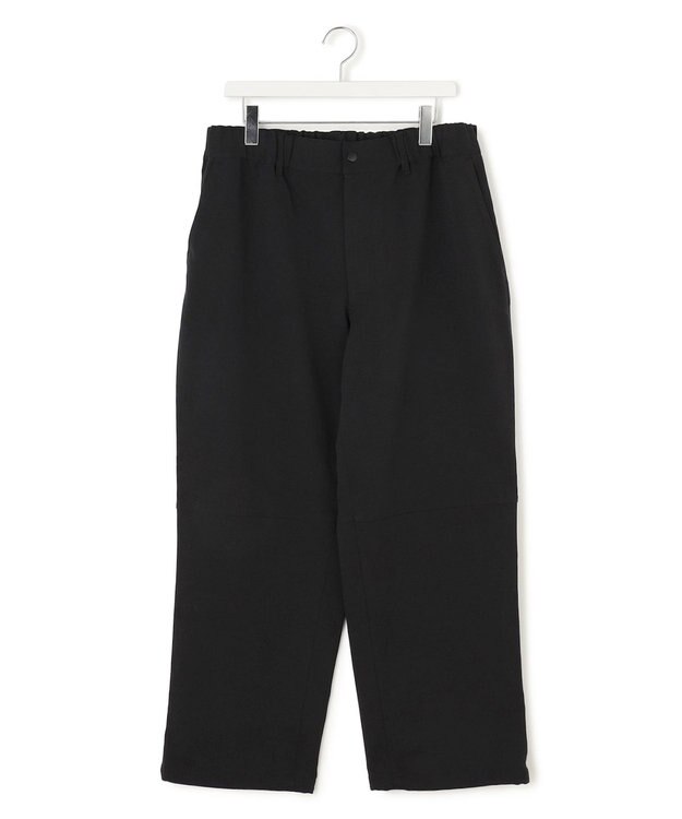 J.PRESS YORK STREET 【UNISEX】ウールライクイージーパンツ ブラック系