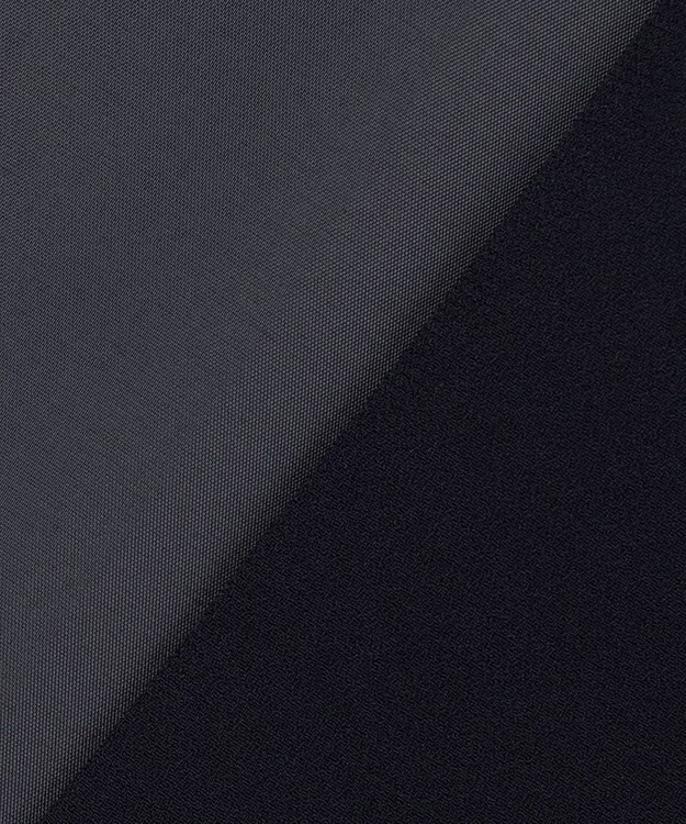 23区 【APPLAUDIR】クリアジョーゼット コンパクトタックジャケット ネイビー系