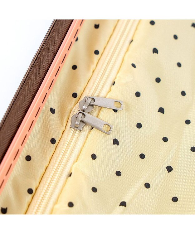 tsumori chisato CARRY 新ネコドットキャリー キャリーバッグ キャリーケース 【 海外旅行にも 約58リットル 3泊 4泊程度 】 グリーン