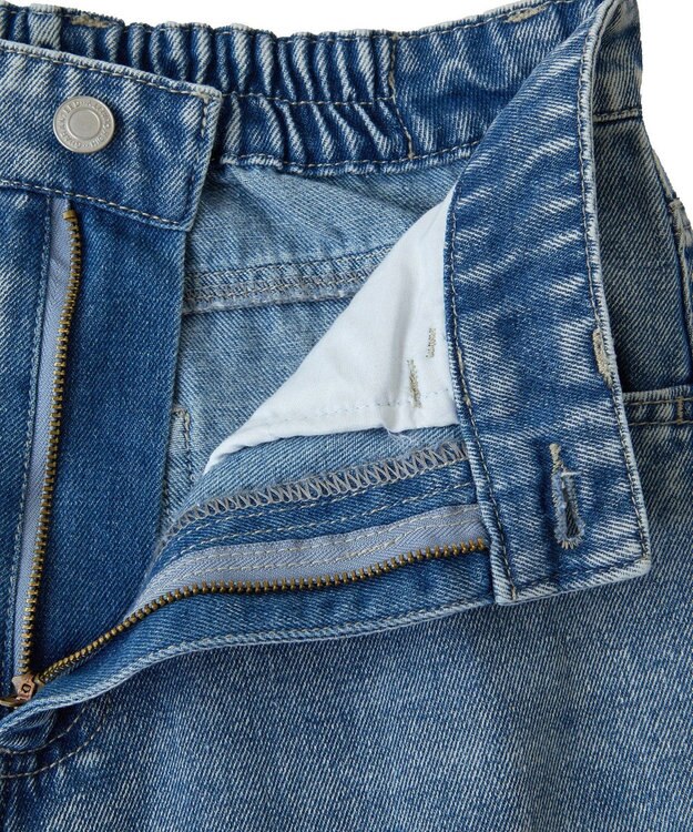 Green Parks ・ＥＬＥＮＣＡＲＥ　ＤＵＥ　デニムバレルレッグパン Black