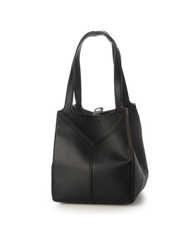 UNBILLION カシュカシュ cachecache / 折りたたみ2wayトートL ブラック