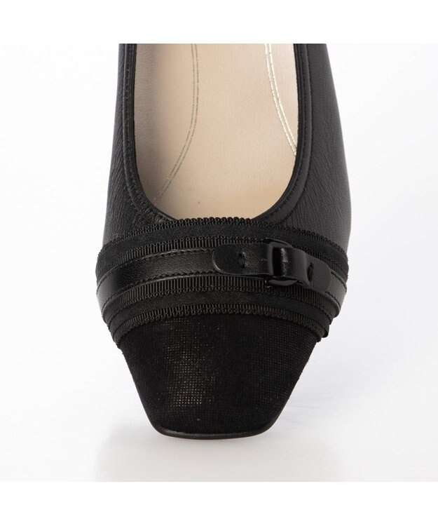 Riz raffinee <Riz raffinee>【3E】リボンベルトパンプス ブラック