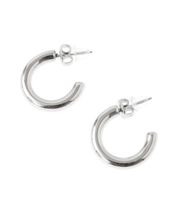 Green Parks ｅｖｅｒｙｗａｌｋ．ステンレスチャンキーフープピアス Silver